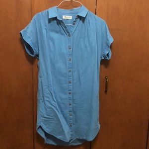 Madewell Indigo Central Shirtdress